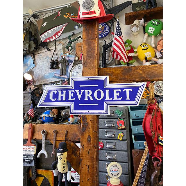 シボレー　ボウタイエンブレム　ダイカットブリキ看板 ■ アメリカン雑貨 アメリカ雑貨 |  | 04