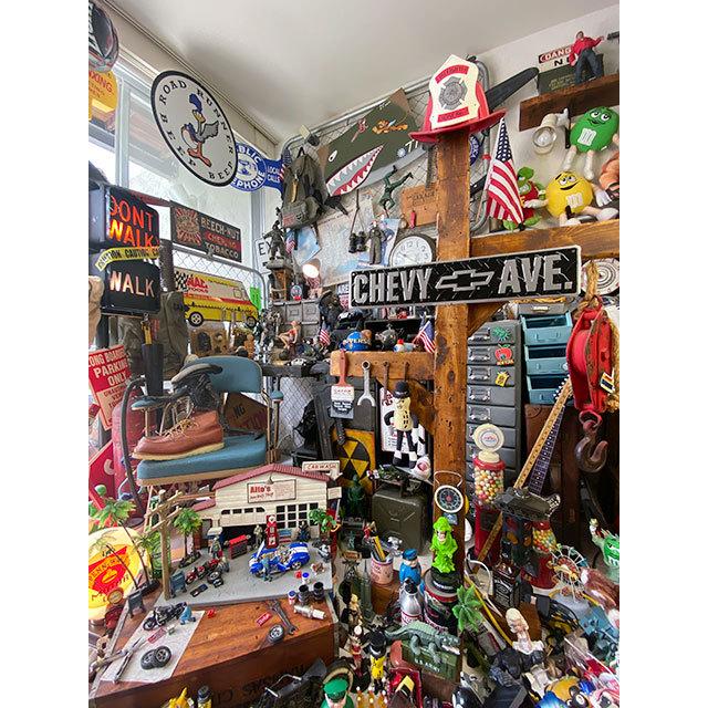 シェビーアベニュー　ストリートサイン　（黒鉄板柄）　■　アメリカン雑貨　アメリカ雑貨 |  | 03