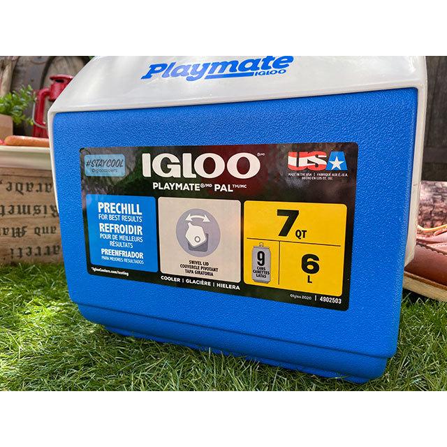 イグルー　プレイメイト　パル　6L　（ブルー）　■ アメリカ雑貨 アメリカン雑貨　クーラーBOX |  | 09