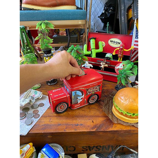 Coca Cola（コカコーラ） デリバリートラック ブリキ缶バンク