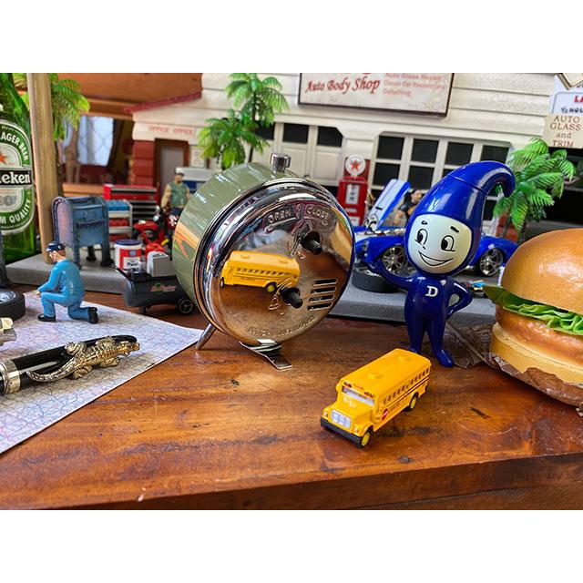 ダルトン　クォーツアラームクロック　（オリーブ）　■　アメリカン雑貨　アメリカ雑貨　目覚まし時計 | DULTON | 04