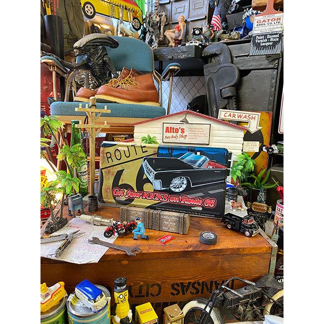 ルート66　ライセンスプレート　（リンカーン　コンチネンタル）　■ アメリカン雑貨 アメリカ雑貨 |  | 01