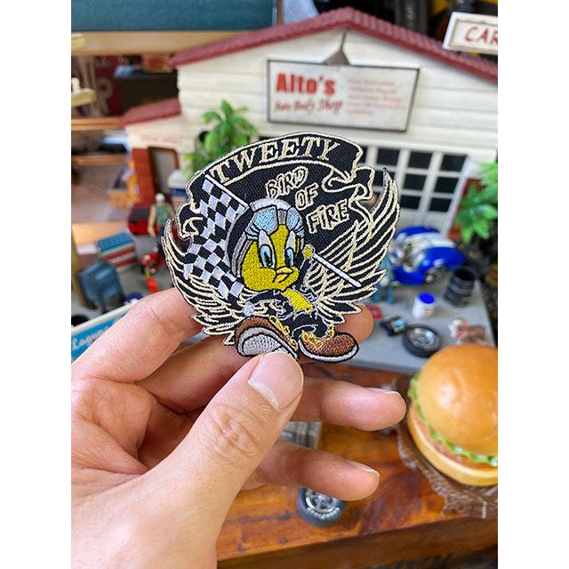 トゥイーティー　バイカーワッペン　（TWEETY　BIRD　OF　FIRE）　アメリカン雑貨　アメリカ雑貨 |  | 02