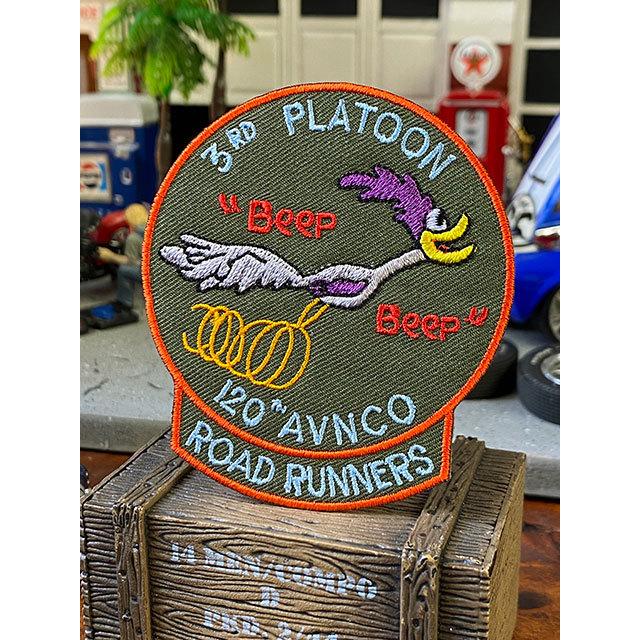 クラシック　ロードランナー　ワッペン　（3RD PLATOON）　■　アメリカン雑貨　アメリカ雑貨 | 
