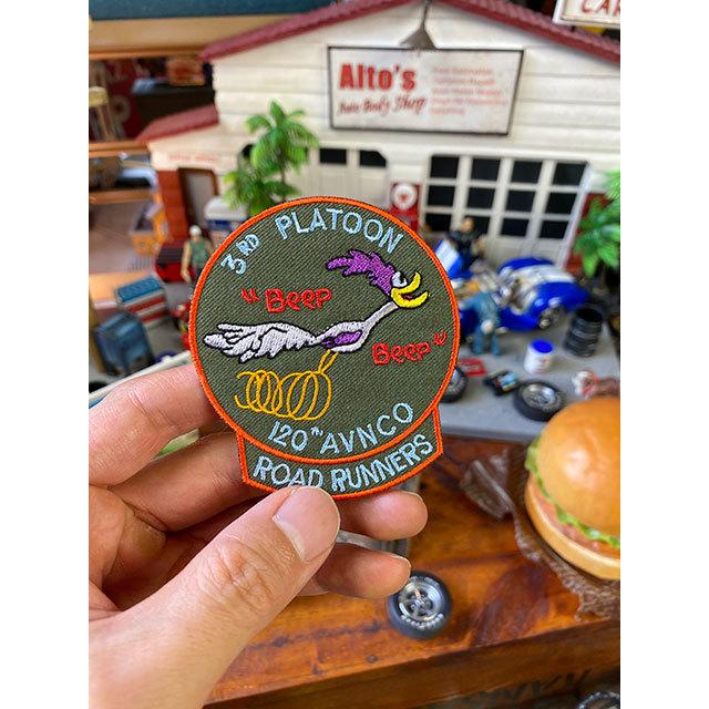 クラシック　ロードランナー　ワッペン　（3RD PLATOON）　■　アメリカン雑貨　アメリカ雑貨 |  | 02