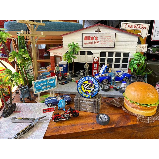 クラシック　ロードランナー　ワッペン　（SPEED　SHOP）　■　アメリカン雑貨　アメリカ雑貨 |  | 01