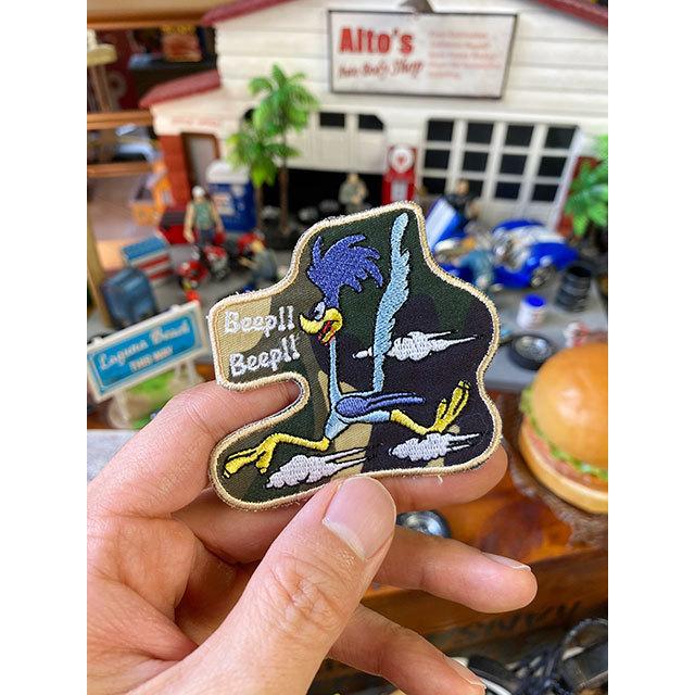 クラシック　ロードランナー　ワッペン　（カモフラ）　■　アメリカン雑貨　アメリカ雑貨 |  | 02