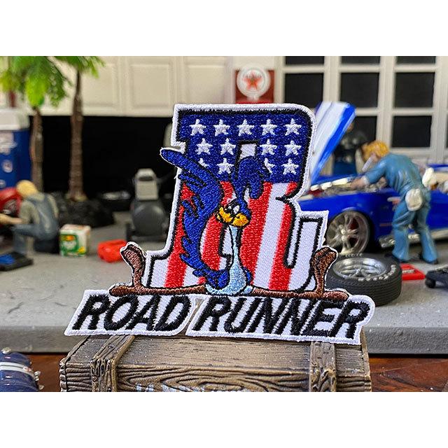 ロードランナー　ワッペン　（星条旗R）　■　アメリカン雑貨　アメリカ雑貨 | 