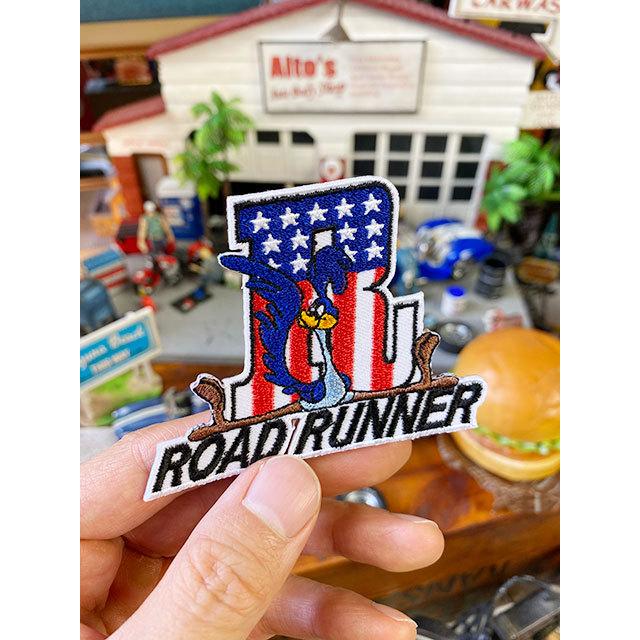 ロードランナー　ワッペン　（星条旗R）　■　アメリカン雑貨　アメリカ雑貨 |  | 02
