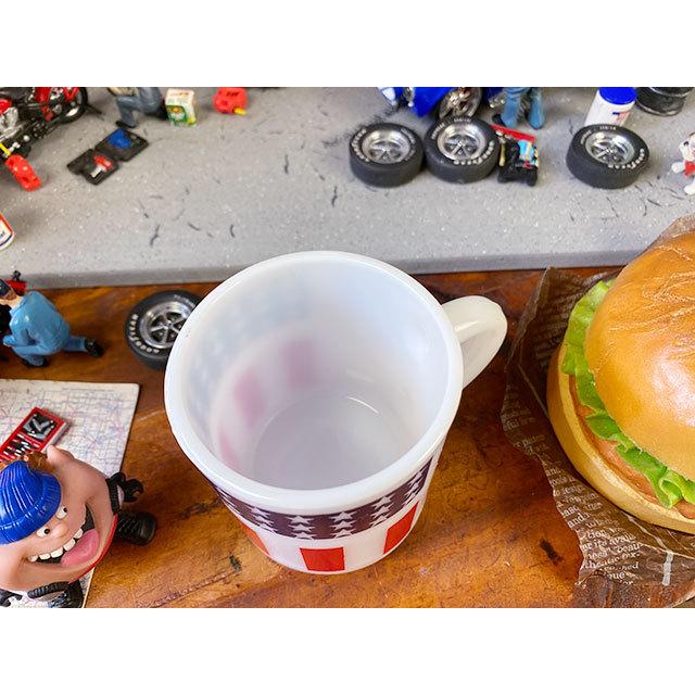アンティーク品★　グラスベイク社　星条旗ミルクガラスマグ ■ アメリカン雑貨 アメリカ雑貨 |  | 01