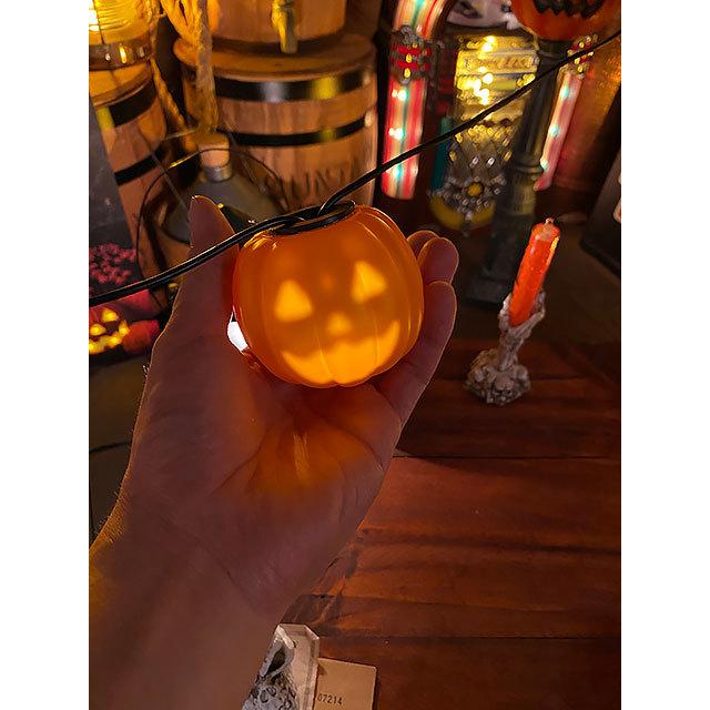 ミュージカル・ジャック・オ・ランタン　8連パーティーライト　長さ2.4m ■ パーティー 飾り アメリカ雑貨 爆買 |  | 11