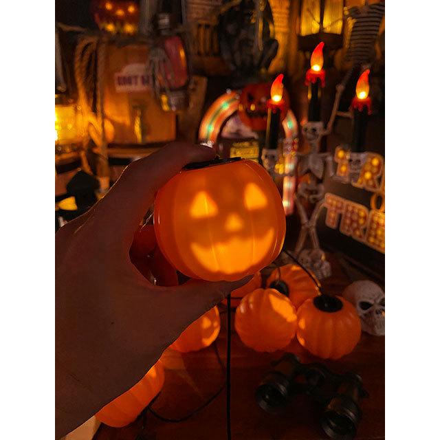 ミュージカル・ジャック・オ・ランタン　8連パーティーライト　長さ2.4m ■ パーティー 飾り アメリカ雑貨 爆買 |  | 05