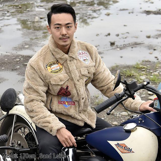 【美品】クレイスミス フライトジャケット 短丈 ボア 2way ワッペン M 美品】クレイスミス フライトジャケット 短丈 ボア 2way ワッペン M