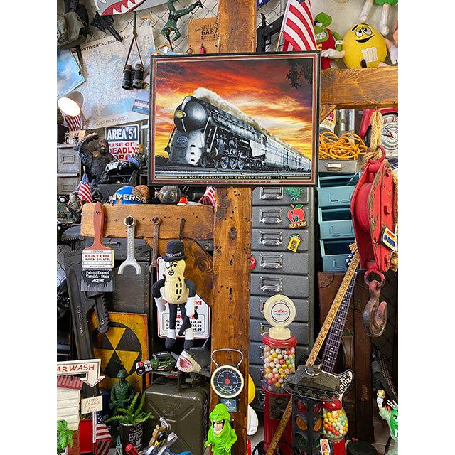 ニューヨーク　セントラル鉄道　20世紀特急　ブリキ看板　（サンセット）　■　アメリカン雑貨　アメリカ雑貨 |  | 02