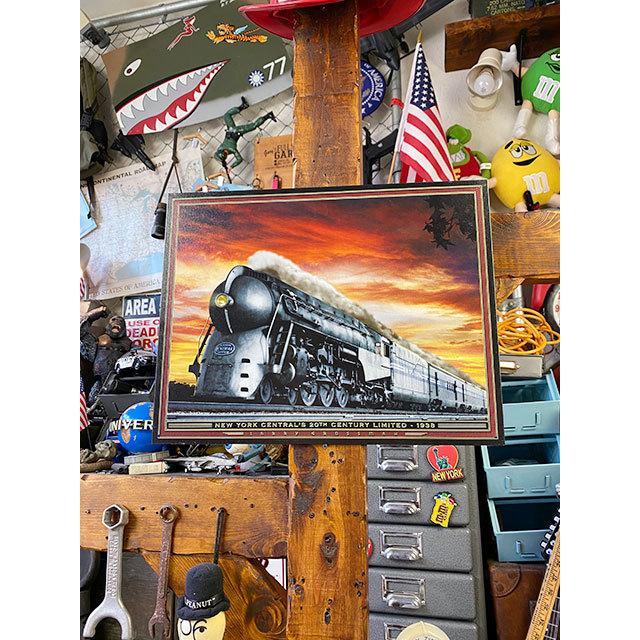 ニューヨーク　セントラル鉄道　20世紀特急　ブリキ看板　（サンセット）　■　アメリカン雑貨　アメリカ雑貨 |  | 05