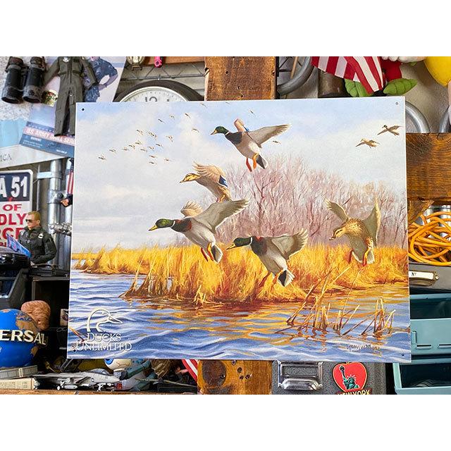 ダックスアンリミテッド　ブリキ看板　（As Good As Home）　■　アメリカン雑貨　アメリカ雑貨 | 