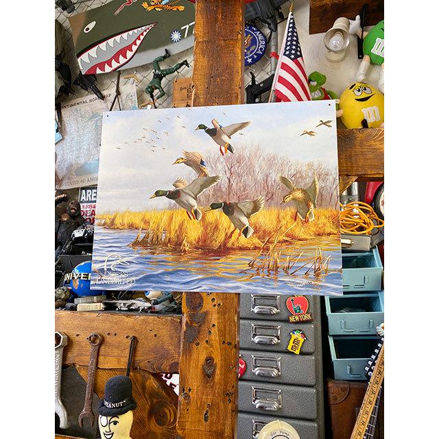 ダックスアンリミテッド　ブリキ看板　（As Good As Home）　■　アメリカン雑貨　アメリカ雑貨 |  | 05