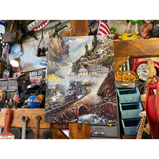 アメリカの機関車　ブリキ看板　（Silverbell Run）　■　アメリカン雑貨　アメリカ雑貨 |  | 06