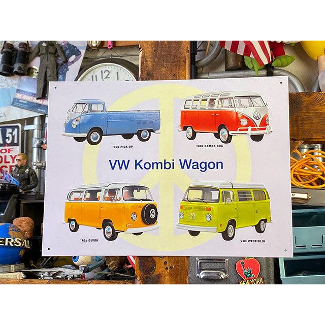 ワーゲンバス　コレクション　ブリキ看板 ■ アメリカン雑貨 アメリカ雑貨 | 