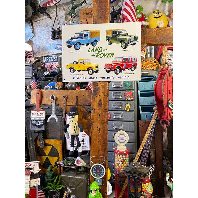 ランドローバー　歴代モデル　ブリキ看板 ■ アメリカン雑貨 アメリカ雑貨 |  | 01