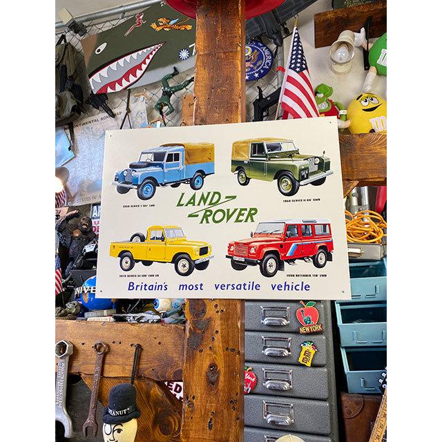 ランドローバー　歴代モデル　ブリキ看板 ■ アメリカン雑貨 アメリカ雑貨 |  | 04