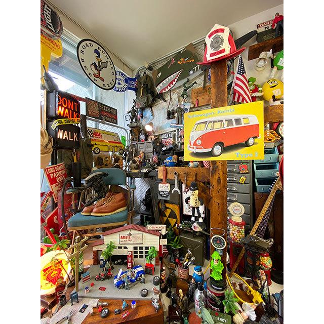 フォルクスワーゲン　ワーゲンバス　ブリキ看板　（タイプ2）　■　アメリカン雑貨　アメリカ雑貨 |  | 03