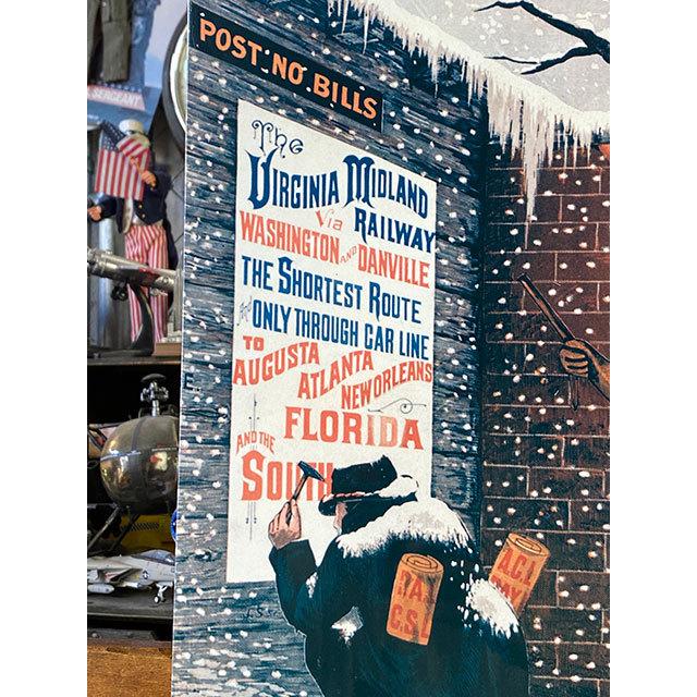 バージニア　ミッドランド鉄道　ブリキ看板 ■ アメリカン雑貨 アメリカ雑貨 |  | 01