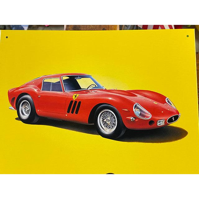フェラーリ　250GTO　ブリキ看板　（万年カレンダー）　■　アメリカン雑貨　アメリカ雑貨 |  | 01