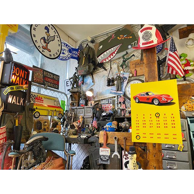 フェラーリ　250GTO　ブリキ看板　（万年カレンダー）　■　アメリカン雑貨　アメリカ雑貨 |  | 03
