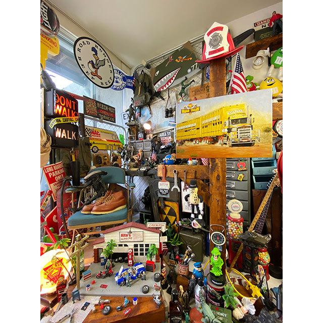 オーストラリア　ロードトレイン　ブリキ看板 ■ アメリカン雑貨 アメリカ雑貨 |  | 03