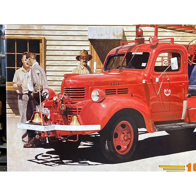 1945年ダッジ　ファイヤートラック　ブリキ看板 ■ アメリカン雑貨 アメリカ雑貨 |  | 05