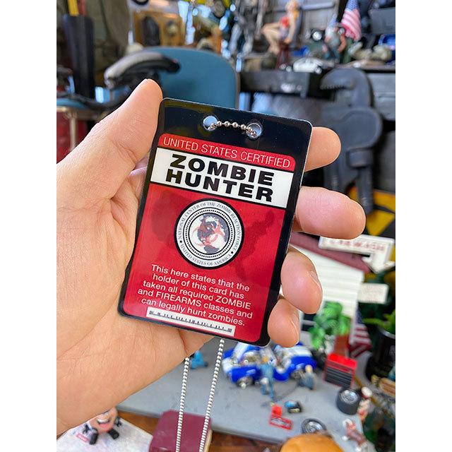 ゾンビハンター　なんちゃってIDタグ　ボールチェーン付き ■ パーティー 飾り アメリカ雑貨 爆買 | 