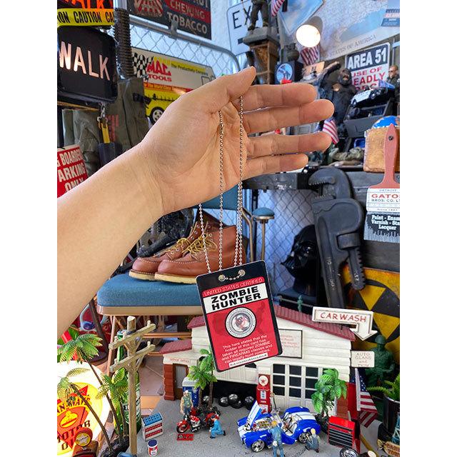 ゾンビハンター　なんちゃってIDタグ　ボールチェーン付き ■ パーティー 飾り アメリカ雑貨 爆買 |  | 02