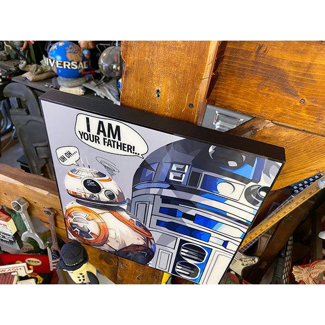 映画　スターウォーズ　ポップアートフレーム　（BB-8＆R2-D2）　■ アメリカン雑貨 アメリカ雑貨 |  | 01