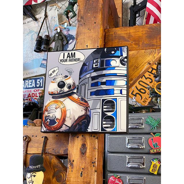 映画　スターウォーズ　ポップアートフレーム　（BB-8＆R2-D2）　■ アメリカン雑貨 アメリカ雑貨 |  | 06