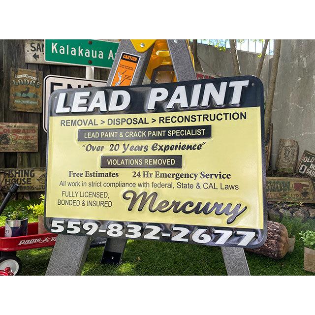 マーキュリー　エンボス　ガレージサイン　（リードペイント）　■　アメリカン雑貨　アメリカ雑貨 | MERCURY | 01