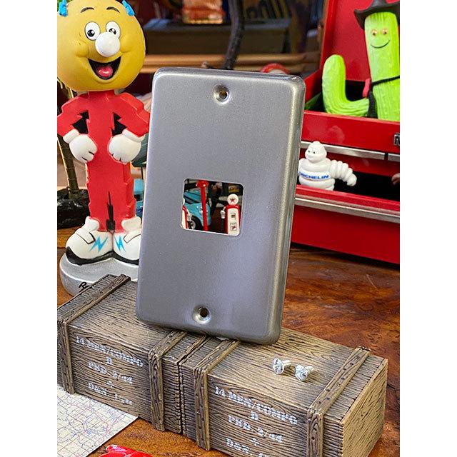 ハモサ　ホーロースイッチプレート（アンティークシルバー） ■ アメリカン雑貨 アメリカ雑貨 スイッチカバー 爆買 |  | 01