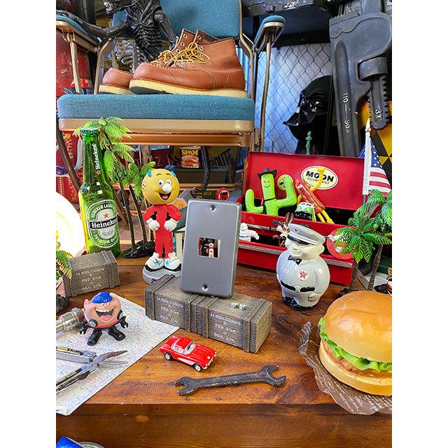 ハモサ　ホーロースイッチプレート（アンティークシルバー） ■ アメリカン雑貨 アメリカ雑貨 スイッチカバー 爆買 |  | 03