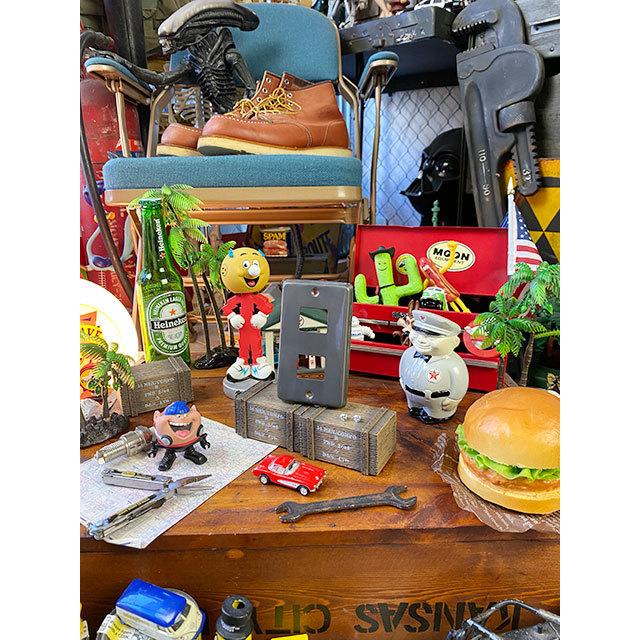 ハモサ　ホーロースイッチプレート（アンティークシルバー） ■ アメリカン雑貨 アメリカ雑貨 スイッチカバー 爆買 |  | 07