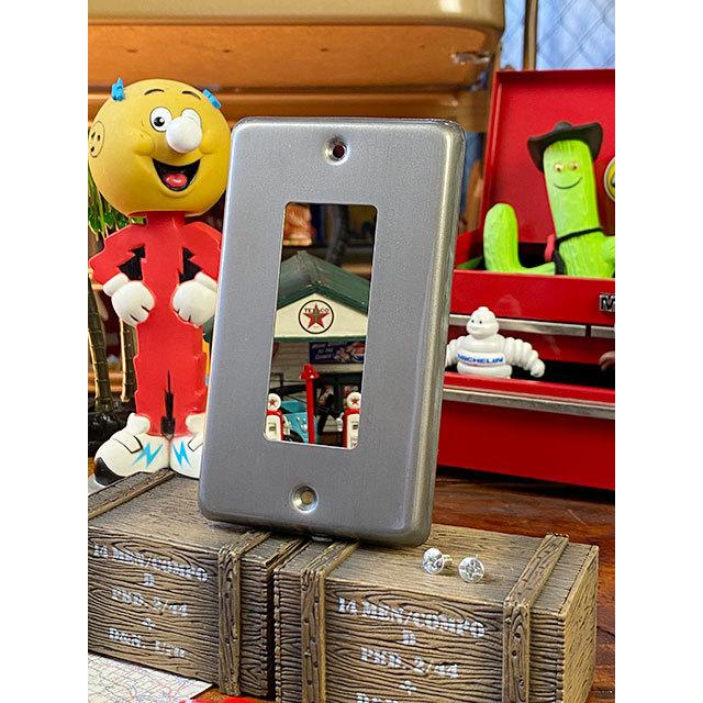 ハモサ　ホーロースイッチプレート（アンティークシルバー） ■ アメリカン雑貨 アメリカ雑貨 スイッチカバー 爆買 |  | 09