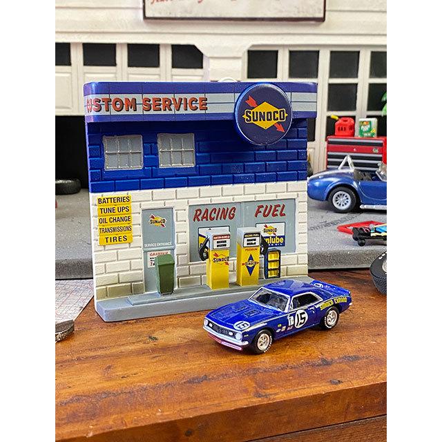ジョニーライトニングポンティアックトランザムスチール缶ケース1/64