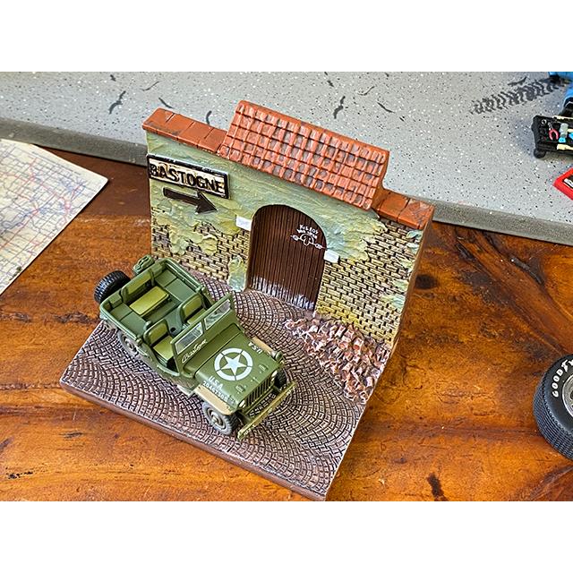 第二次世界大戦 ウイリス ジープ ダイキャストミニカー （ジオラマ