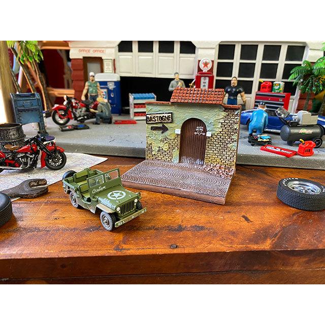 第二次世界大戦 ウイリス ジープ ダイキャストミニカー （ジオラマ