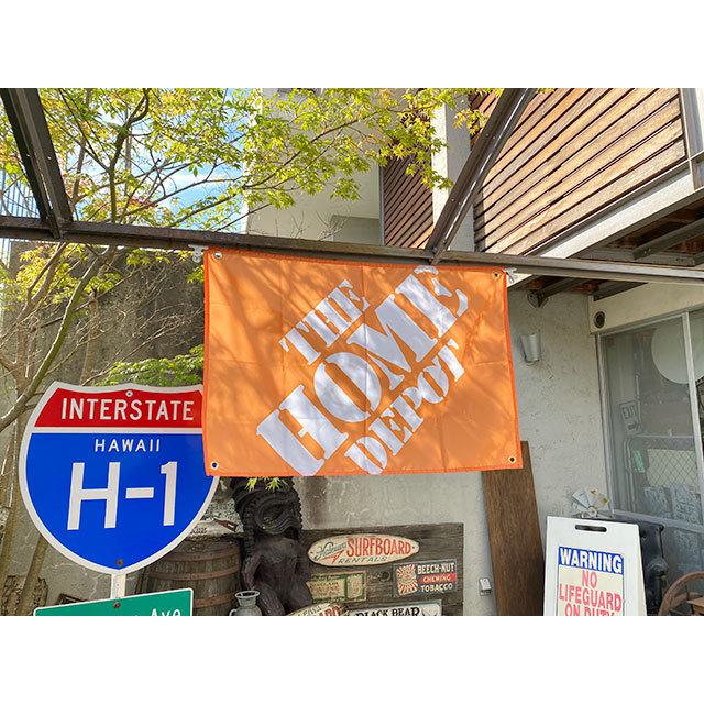 ホームデポ ガレージフラッグ 90cm×60cm THE HOME DEPOT □ アメリカン