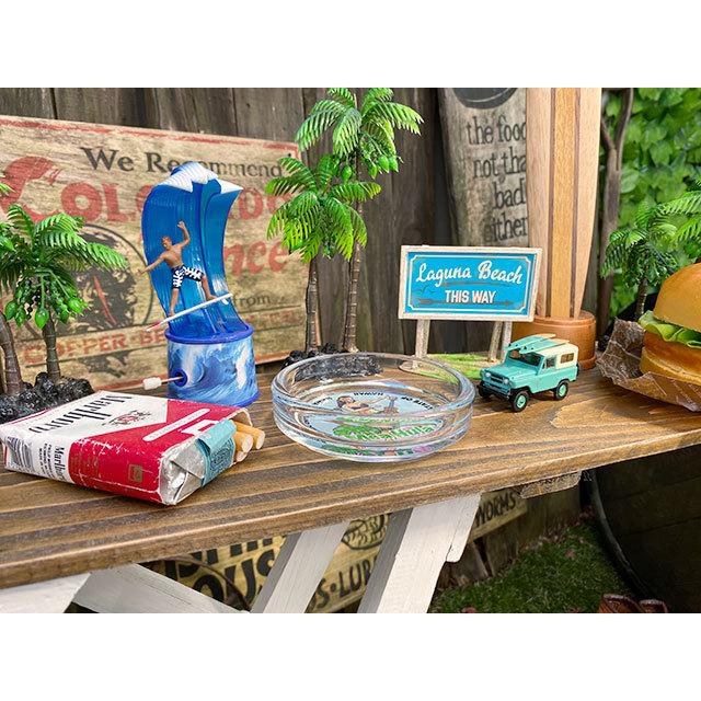 ハワイアン　ガラスアシュトレイ　（メアフラ）　アメリカン雑貨　アメリカ雑貨　灰皿 |  | 02