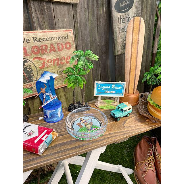 ハワイアン　ガラスアシュトレイ　（メアフラ）　アメリカン雑貨　アメリカ雑貨　灰皿 |  | 04