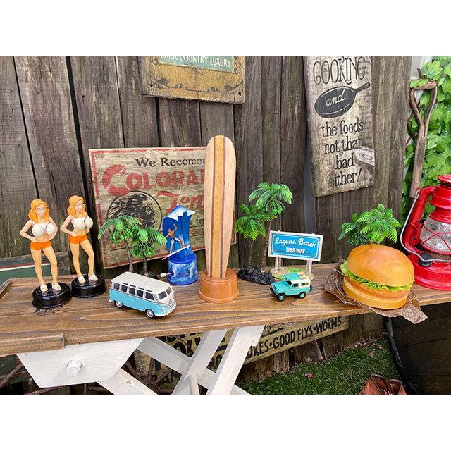 ロングボード　ウッドオブジェ ■ アメリカ雑貨 アメリカン雑貨 |  | 03