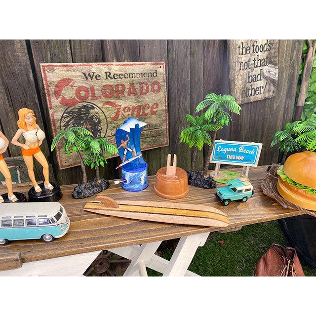 ロングボード　ウッドオブジェ ■ アメリカ雑貨 アメリカン雑貨 |  | 05