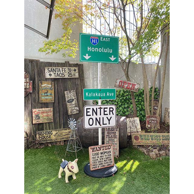 ハワイH-1　ホノルル　道路標識サインボード ■ アメリカン雑貨 アメリカ雑貨 |  | 02