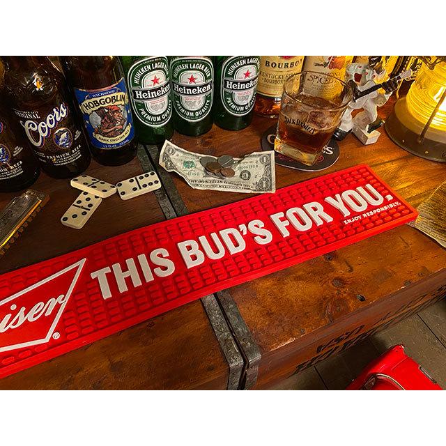 バーマット （バドワイザー/レッド） □ アメリカン雑貨